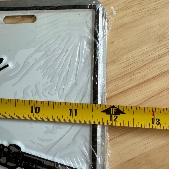 Flute-Themed Metal License Plate - A.I.M. 1989 Design By Albert E. - 12"x 6" - P - Picture 5 of 6